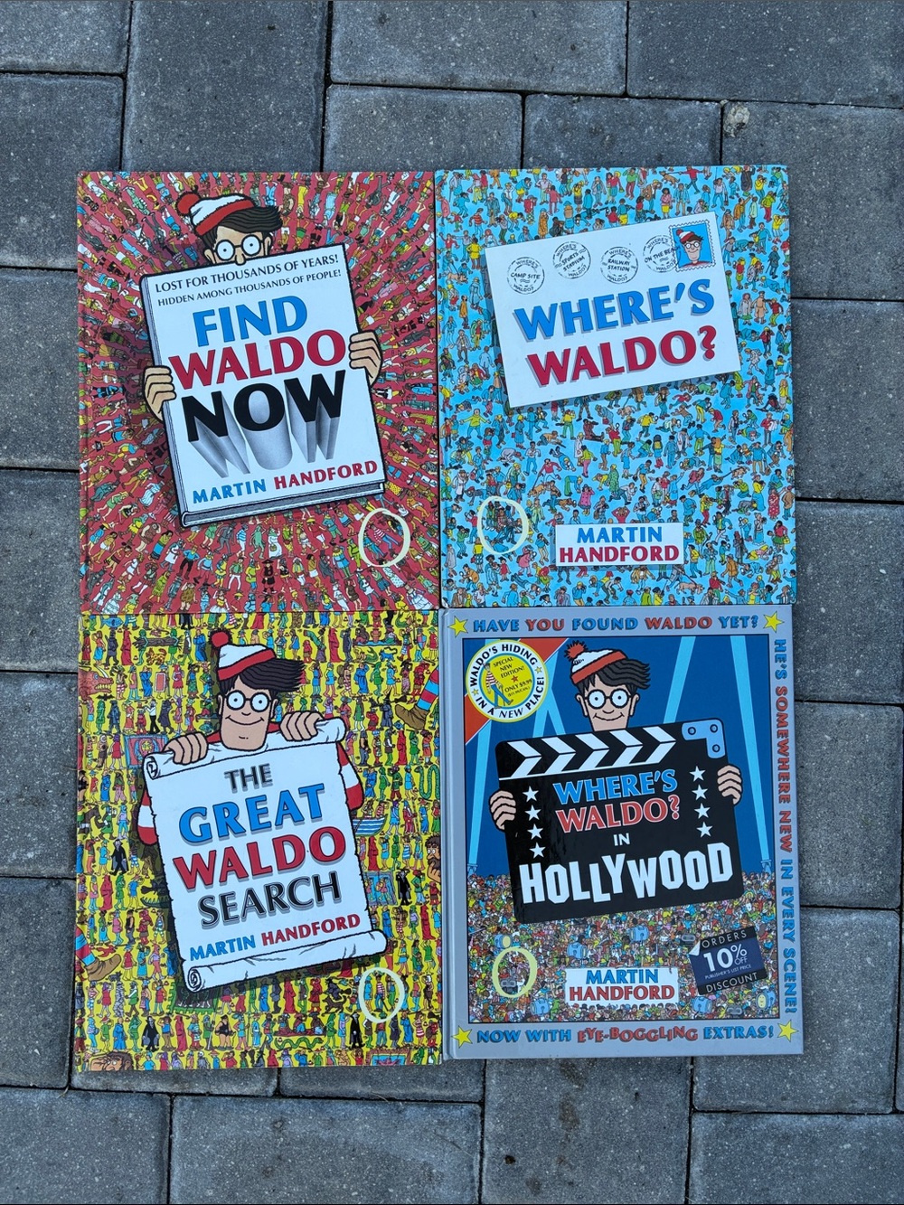Where's Waldo? Book Set by Martin Handford - Bright Multicolor Covers